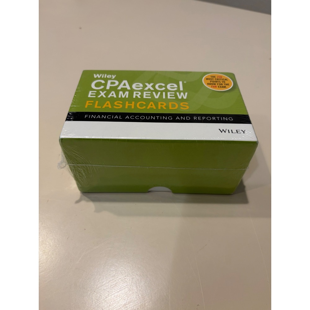 Wiley CPAexcel Exam Review Flashcards Financial Accounting and Reporting FAR NWT